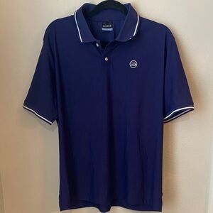 Good Good Golf Men’s Performance Polo Blue Size L